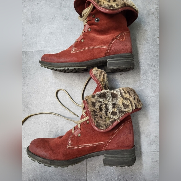 Josef Seibel Suede Winter Boots - Picture 3 of 6